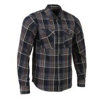 Milwaukee Leather MNG11637 Men’s Black, Purple, Grey and Red Long Sleeve Cotton Flannel Shirt