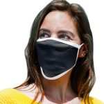 Milwaukee Leather MP7924FM ‘Black and White’ 100 % Cotton Protective Face Mask with Optional Filter Pocket