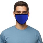 Milwaukee Leather MP7924FM ‘Royal Blue’ 100 % Cotton Protective Face Mask with Optional Filter Pocket