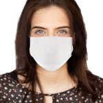 Milwaukee Leather MP7924FM ‘Solid White’ 100 % Cotton Protective Face Mask with Optional Filter Pocket