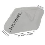 Milwaukee Leather MP8150 Black Textile Slant Saddlebags Inside Liner - Image 2