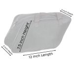 Milwaukee Leather MP8160 Black Textile Saddlebags Inside Liner - Image 2