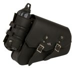 Milwaukee Leather MP8600R Black Right Side ‘Conceal and Carry’ PVC Swing Arm Bag with Bottle Holder