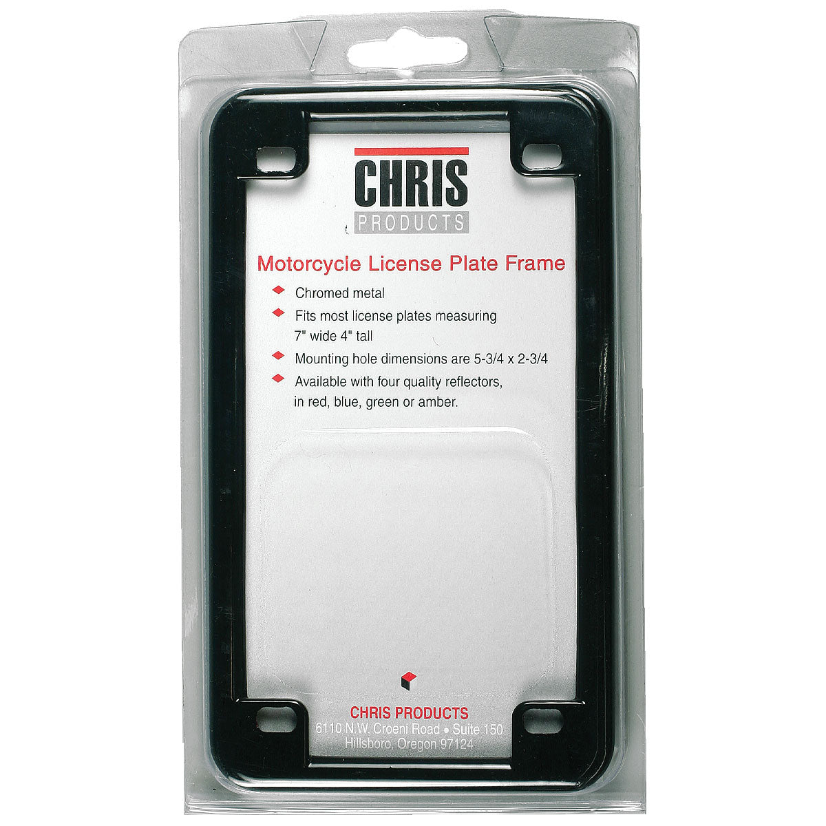 mpa1602-c01.jpg Hot Leathers MPA1602 Motorcycle License Plate Frame - Image 1