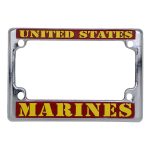 Hot Leathers United States Marines License Plate Frame MPA1703
