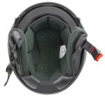 Milwaukee Helmets MPH9721DOT Momentum Glossy Black Half Helmet - Image 3