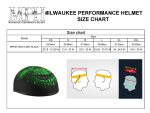 Milwaukee Helmets MPH9875N Novelty Green Demon Matte Black Half Helmet - Image 5