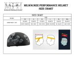 Milwaukee Helmets MPH9876N Novelty Punished Skulls Matte Black Half Helmet - Image 3