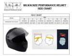 Milwaukee Performance Helmets MPH9800DOT Velocity Full Face Matte Black Helmet - Image 5