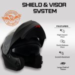 Milwaukee Helmets MPH9803 Smoke Replacement Shield for MPH980X Helmet Series - Image 2