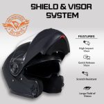 Milwaukee Helmets MPH9826 Silver Replacement Shield for MPH981X Helmet Series - Image 2