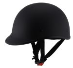 Milwaukee Performance Helmets MPH9860N Derby Novelty Matte Black Half Helmet