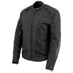 Milwaukee Leather MPL1954 Women’s ‘Studded Wings’ Black Textile Moto Jacket - Image 9