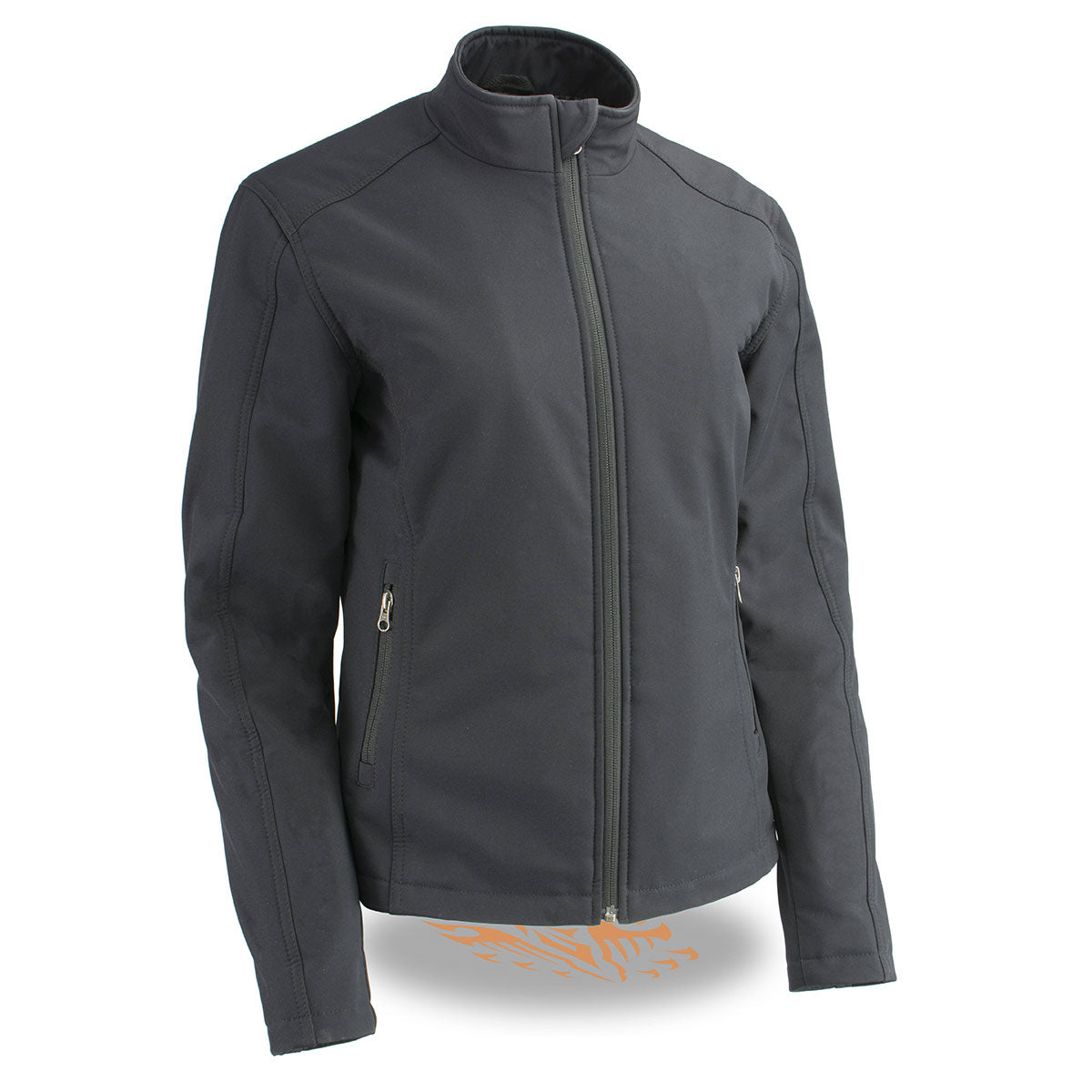 mpl2763blk-resize.jpg Milwaukee Leather MPL2763 Women’s Black Waterproof Lightweight Soft Shell Jacket - Image 1