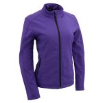 Milwaukee Leather MPL2763 Women’s Purple Waterproof Lightweight Shell Jacket