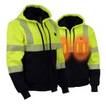 Nexgen Heat MPL2773SET Women’s High-Viz ‘Heated’ Textile Jacket (Rechargeable Battery Pack Included)