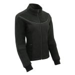Milwaukee Leather MPL2780 Women’s Black Textile and Fleece Combo Jacket