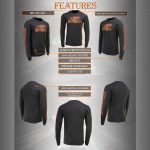 Milwaukee Leather MPMH117006 Men’s ‘Coolin’ Long Sleeve Black T-Shirt - Image 15