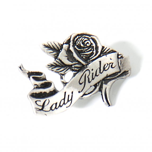 pna1009-a01.jpg Hot Leathers PNA1009 Lady Rider Pin - Image 1
