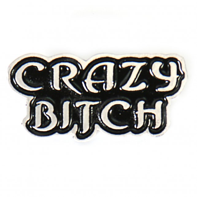 pna1104-a01.jpg Hot Leathers PNA1104 Crazy Bitch Pin - Image 1
