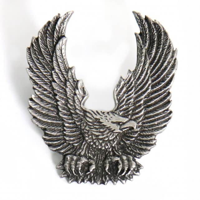 pna1206-a01.jpg Hot Leathers PNA1206 Up-Wing Eagle Pin - Image 1