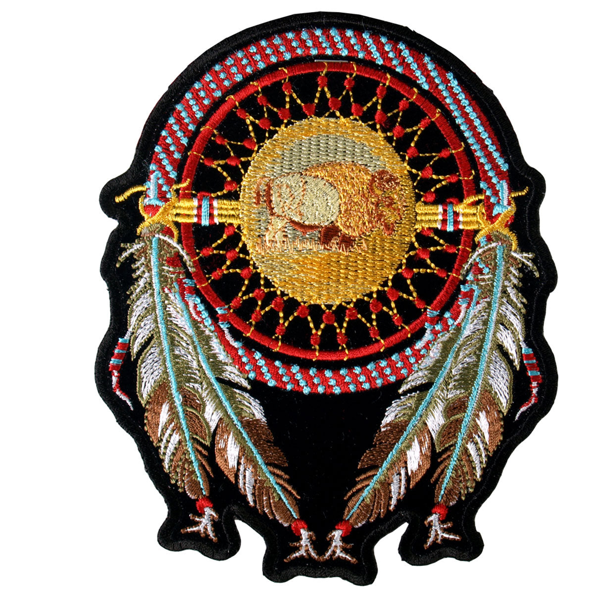 ppa1007-a01.jpg Hot Leathers PPA1007 Dream Catcher 9″ x 12″ Patch - Image 1