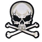 Hot Leathers PPA1167 Skull and Bones 9″ X 10″ Patch