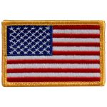 Hot Leathers American Flag 5″ Patch PPA1222