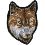 Hot Leathers Wolf Face Biker 2″ x 3″ Patch PPA1282