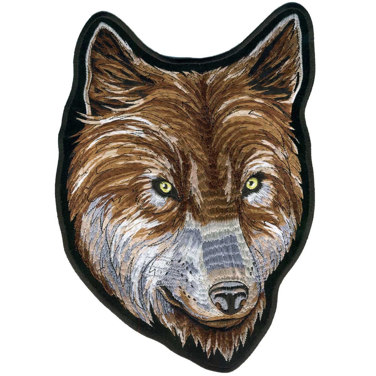 ppa1282-a01-web.jpg Hot Leathers Wolf Face Biker 2″ x 3″ Patch PPA1282 - Image 1