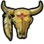 Hot Leathers PPA1352 Cattle Skull 3″ x 3″ Patch