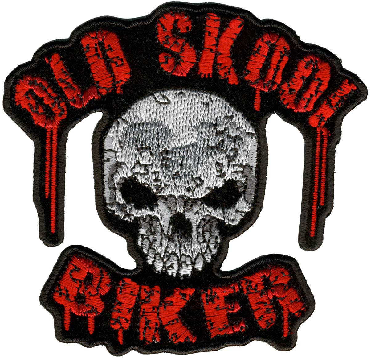 ppa2210-a01-web.jpg Hot Leathers 4″ x 4″ Old Skool Biker Patch PPA2210 - Image 1