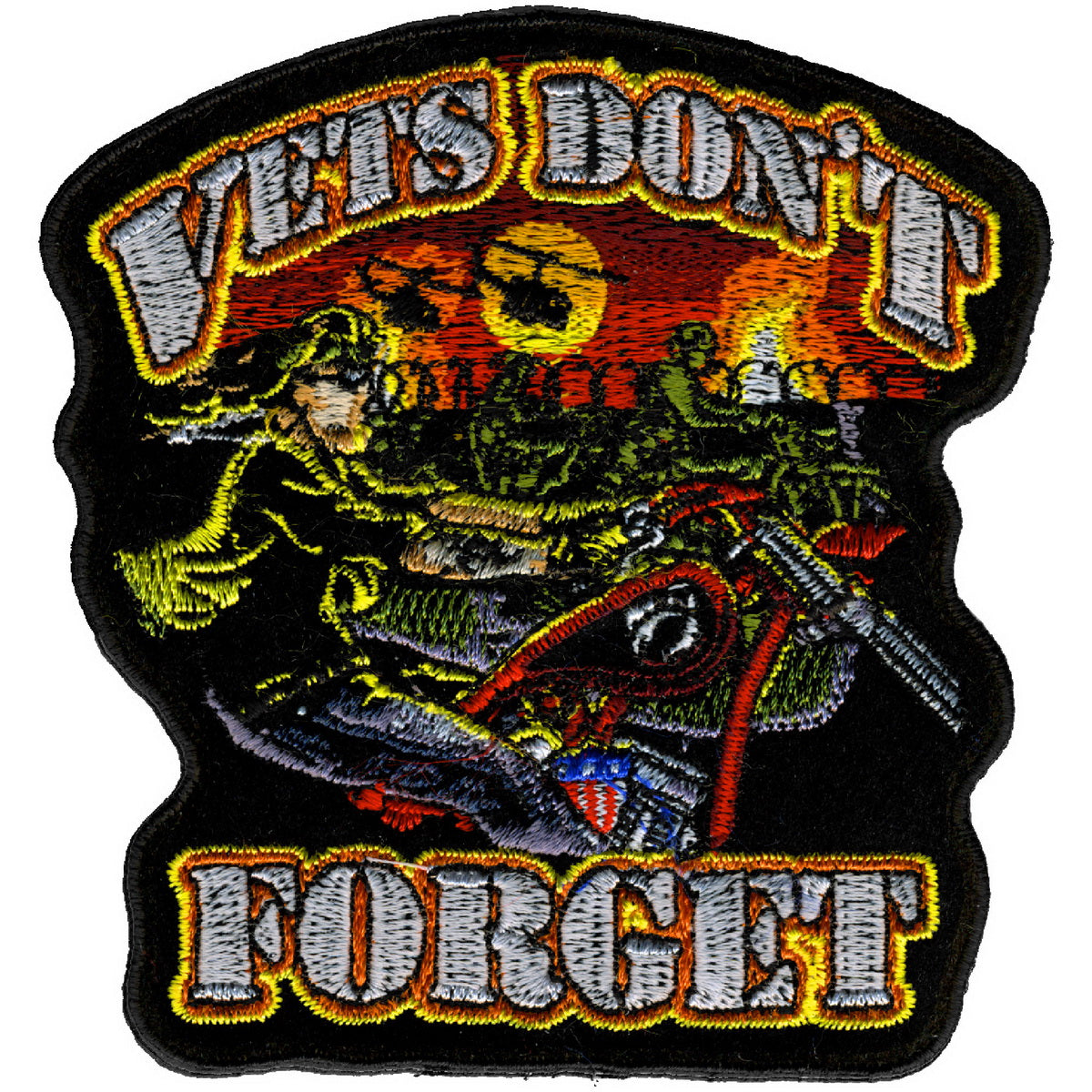 ppa2760-a01.jpg Hot Leathers PPA2760 Vets Don’t Forget Patch 4″ - Image 1