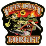 Hot Leathers 11″ x 12″ Vets Don’t Forget Patch PPA2767