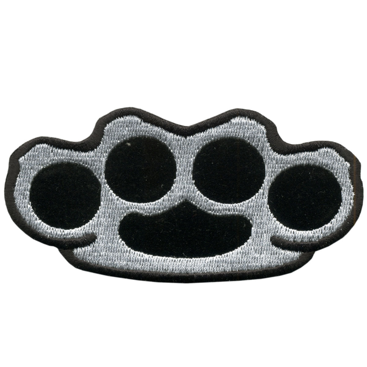 ppa312-a01.jpg Hot Leathers PPA3122 Brass Knuckles 4″ x 2″ Patch - Image 1