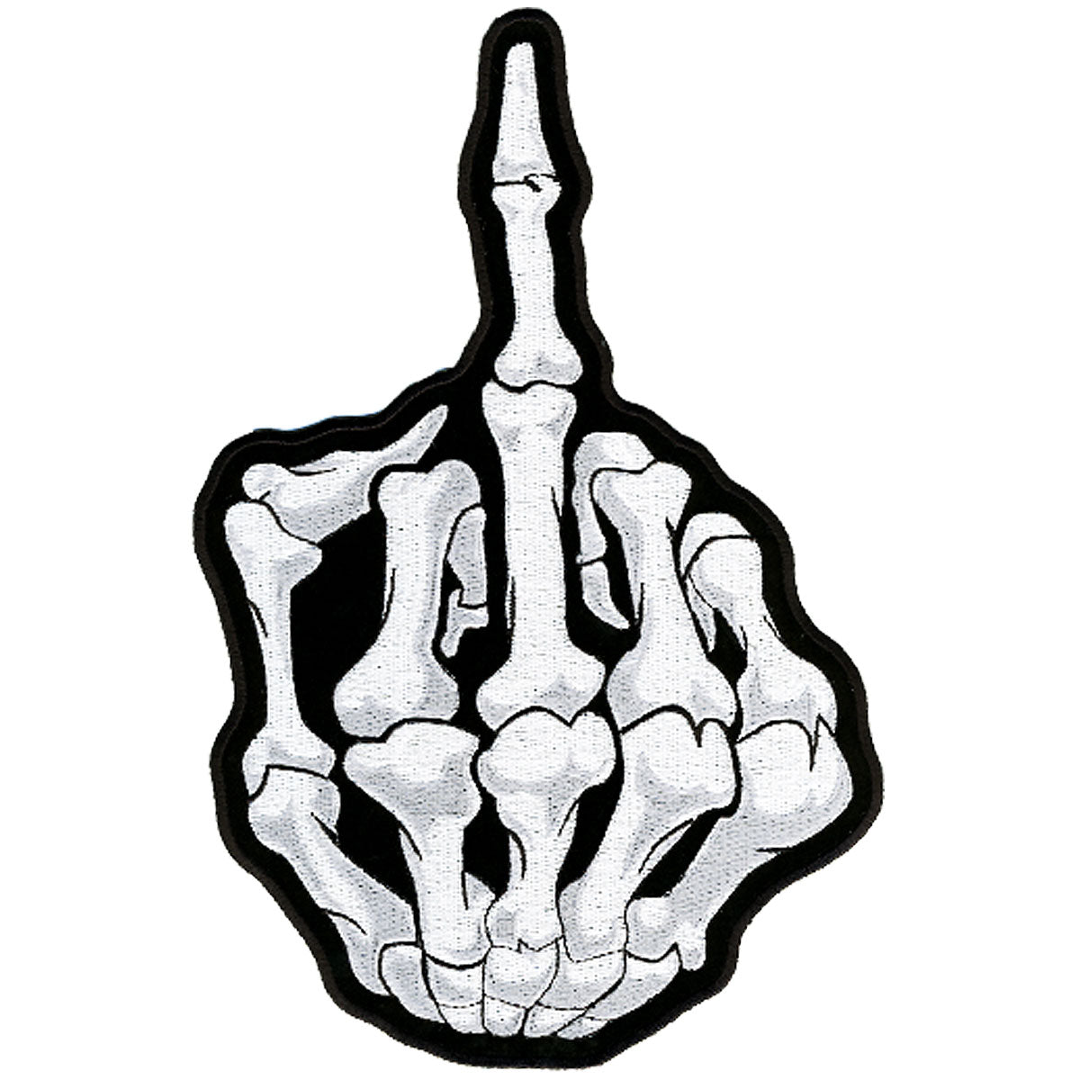 ppa4058-a01.jpg Hot Leathers PPA4058 Skeleton Finger Patch 7″ x 11″ - Image 1