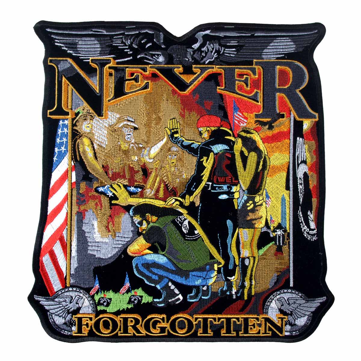 ppa4147-a01-web.jpg Hot Leathers Vietman Wall 11″ x 12″ Patch PPA4147 - Image 1