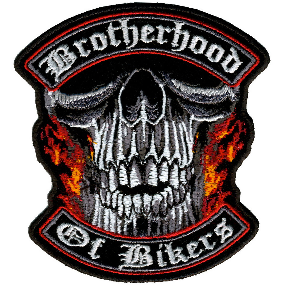 ppa5110-a01.jpg Hot Leathers PPA5110 Brotherhood of Bikers Patch 4″ x 4″ - Image 1
