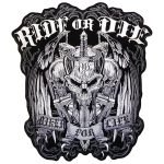 Hot Leathers PPA5180 Ride or Die Biker for Life Patch 5″ x 5″