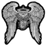 Hot Leathers PPA5197 Asphalt Angel Lady Biker 10″ x 10″ Patch