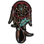 Hot Leathers 3″ x 5″ Wild Forever Dream Catcher Ladies Patch PPA5340
