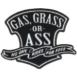 Hot Leathers PPA5780 Gas, Grass or Ass 4″ x 3″ Patch