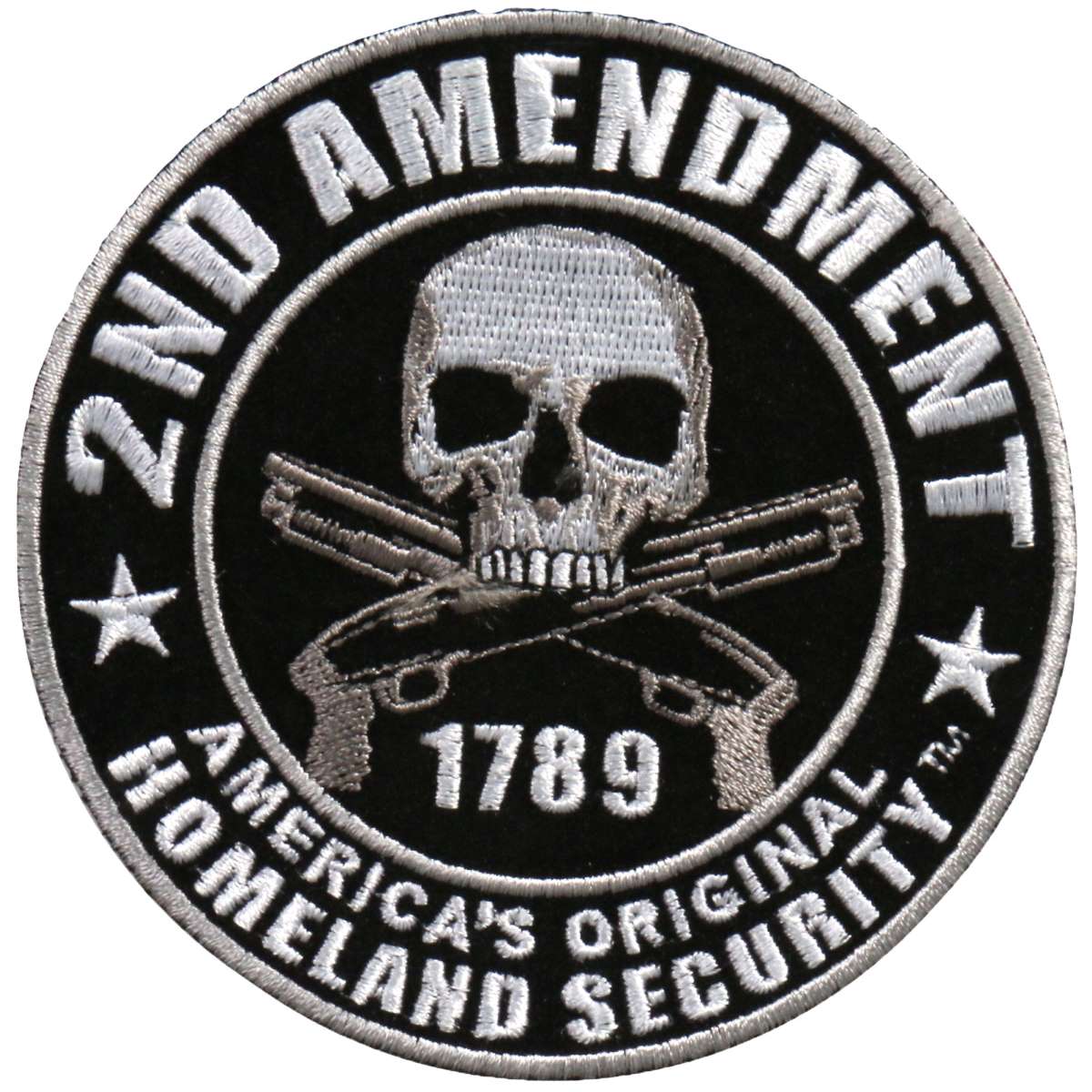 ppa5950-a01_20_1200x1200_3a08282d-9992-485f-b218-1e1d619c5f86.jpg Hot Leathers 4″ Second Amendment Homeland Security Patch PPA5950 - Image 1