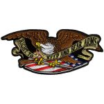 Hot Leathers PPA6110 Armed Eagle Patch 5″ x 2″