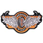 Hot Leathers PPA6180 Broken Wings 4″ x 2″ Patch