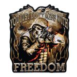 Hot Leathers PPA6367 Skull Soldier 10″ x 11″ Patch