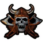 Hot Leathers PPA6535 Viking Skull 6″ x 5″ Patch