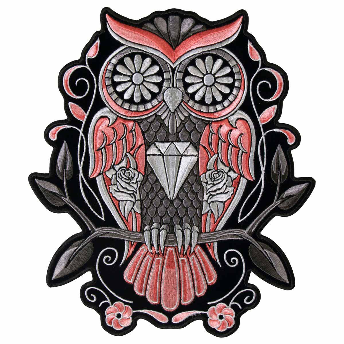ppa6697-a01.jpg Hot Leathers PPA6697 Sugar Owl 8″ X 9″ Patch - Image 1