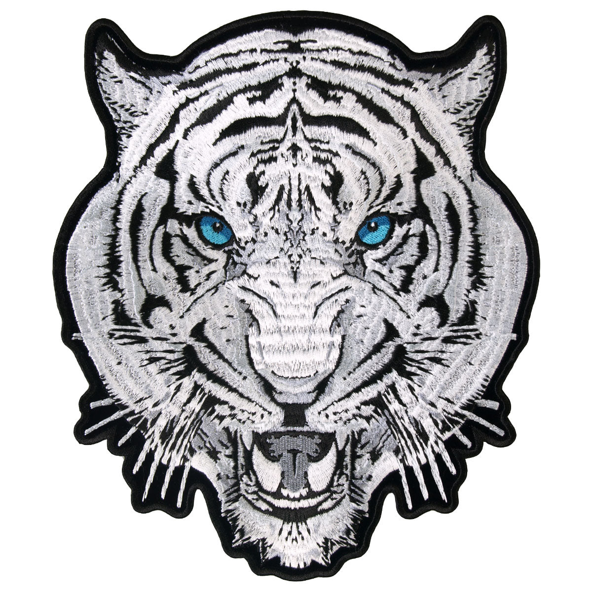 ppa6917-a01.jpg Hot Leathers PPA6917 White Tiger 8″ x 9″ Patch - Image 1