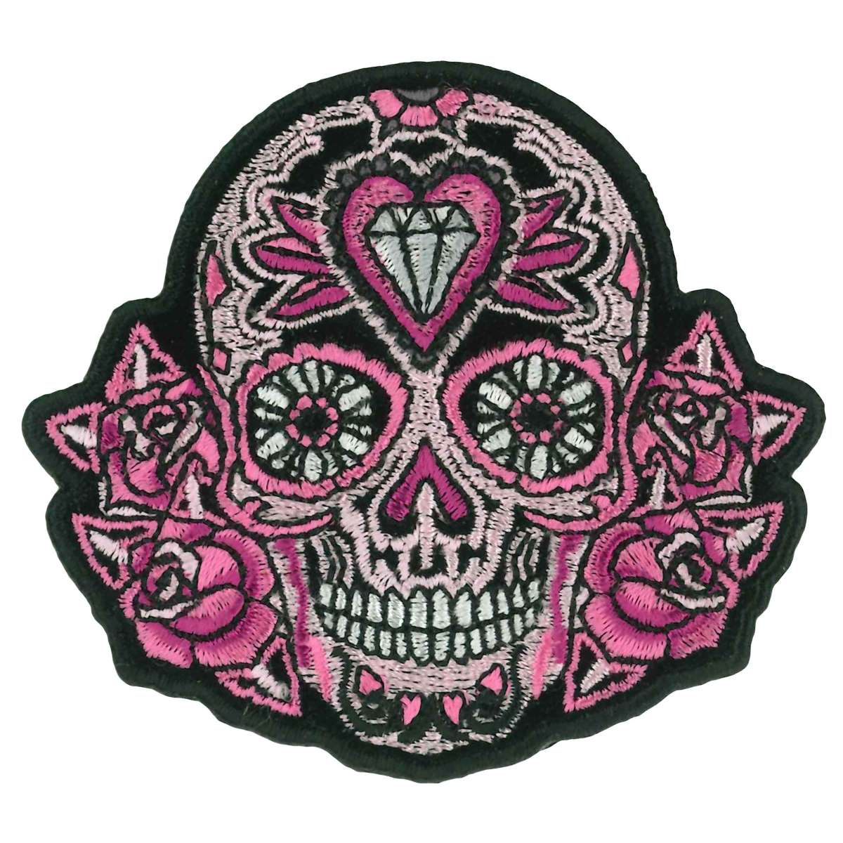 ppa6960-a01_20_1200x1200_68add7fa-61c2-4169-9f2a-b2ca7f9ebcce.jpg Hot Leathers 3″ Sugar Skull Patch PPA6960 - Image 1